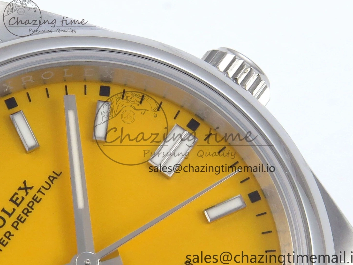 MiroTime 0330 Oyster Perpetual 126000 36mm EWEF Best Edition 904L Steel Yellow Dial A Supportive 777